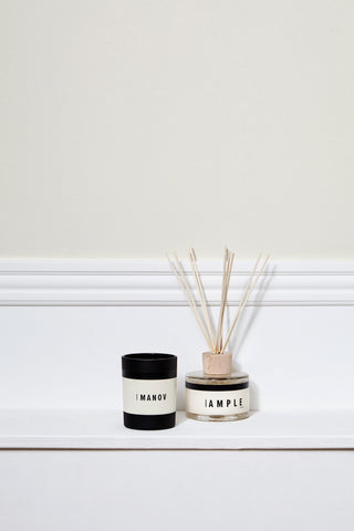 scented candle and fragrance sticks
