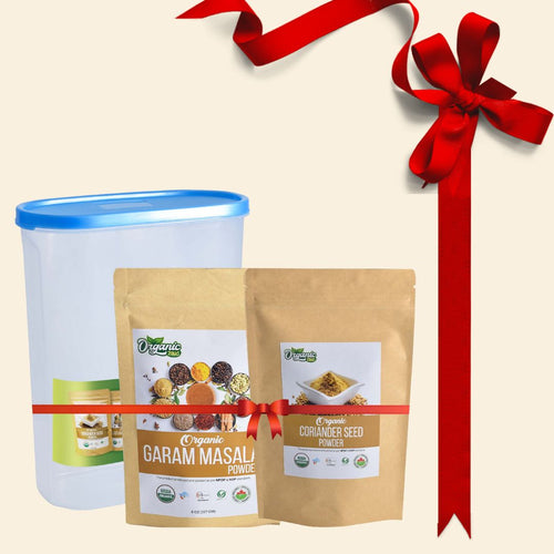 Organic Coriander Powder & Garam Masala Gift Combo With Attractive Jar