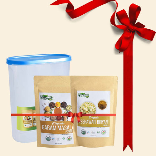 Organic Garam Masala & Peshawari Biryani Masala Gift Combo With Attractive Jar