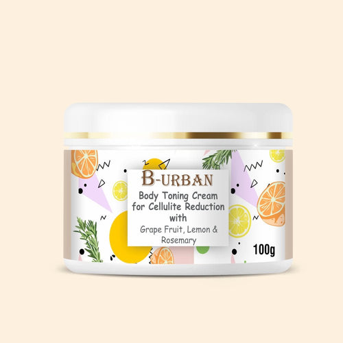 B-Urban Organic Natural Body Toning Cream For Cellulite Reduction