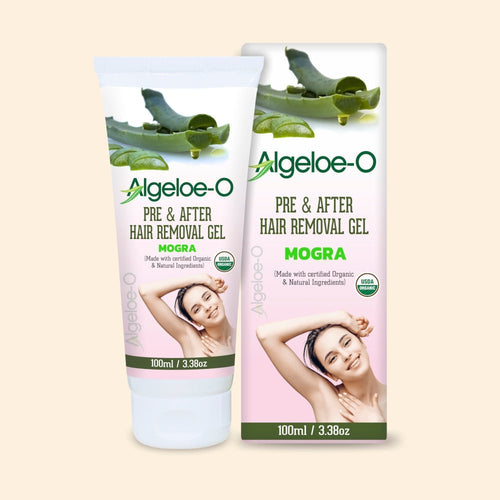 ALGELOE-O Gel Pre & After Hair Removal Mogra
