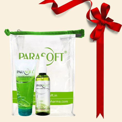 Parasoft Emollient Lotion & Shower Gel Gift Combo Kit
