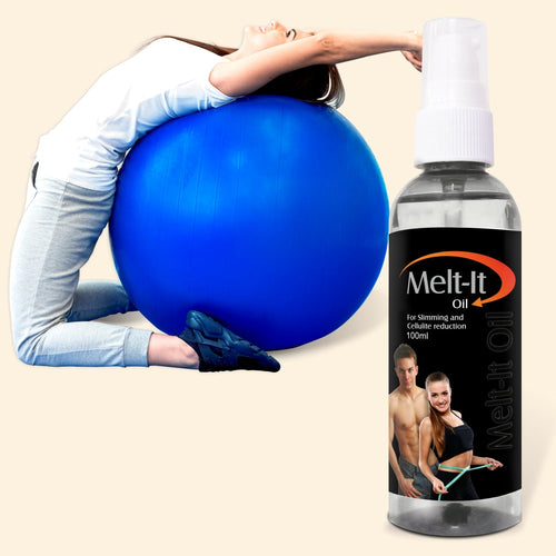 Gym ball and Melt It Oil