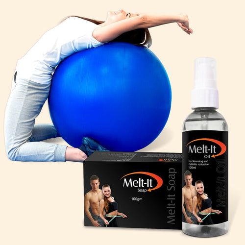 Melt it Oil and Melt-it Soap with Gym Ball