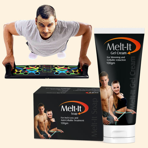 Push-up Board and Melt It Cream (Free Melt It Soap)
