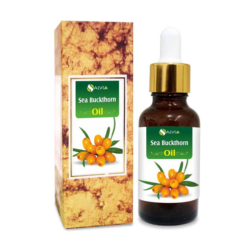 Sea Buckthorn (Hippophae Rhamnoides) Oil 100% Pure & Natural Carrier Oil Supports Wound Healing, Diminishes Scars, Improves Skin Elasticity