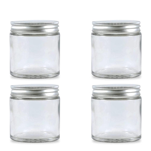 Glass jar with ALUMINIUM CAP