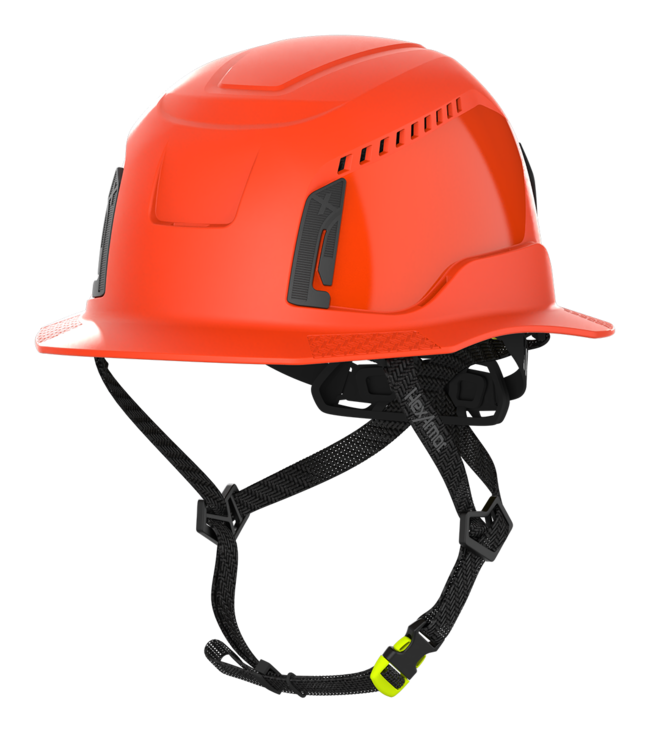 HexArmor Ceros XT400, Full Brim Safety Helmet, Type 2, Vented, Class C, with Mips