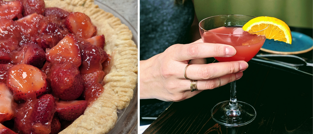 Strawberry Pie and Cocktails