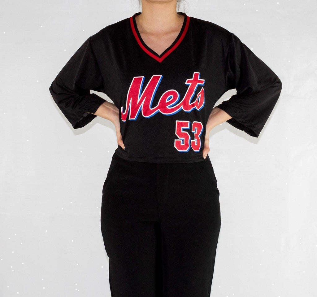 baseball crop top jersey