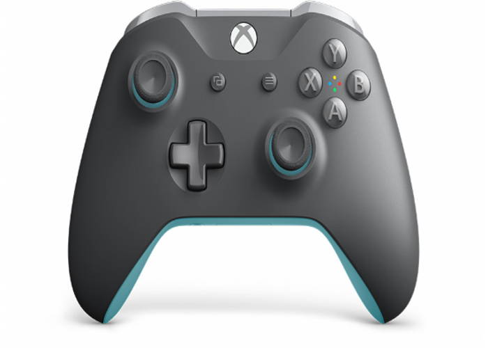 xbox controller grey and blue