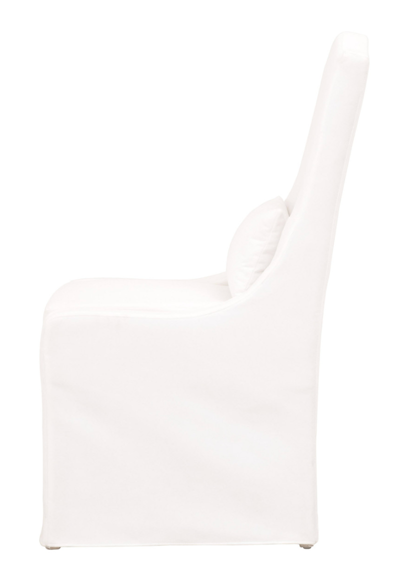 Coronado Slipcovered Dining Chair - Pearly White