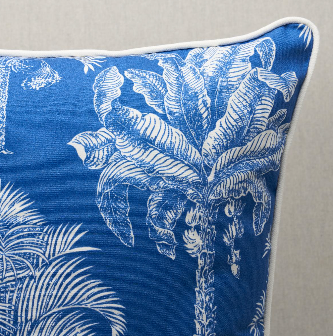 Palms Pacific Blue Pillow