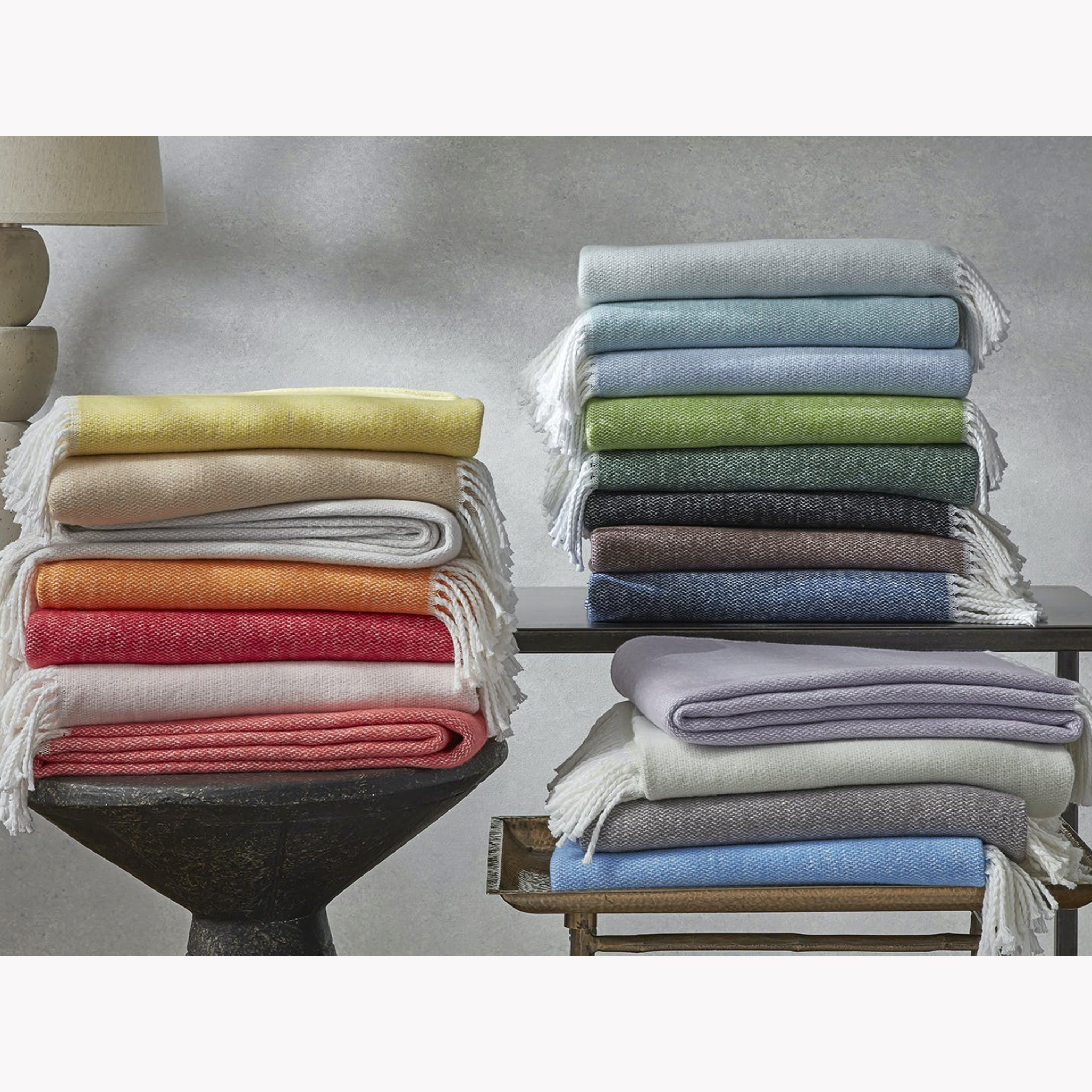 Pezzo Luxury Knit Throw - Multiple Colors Available