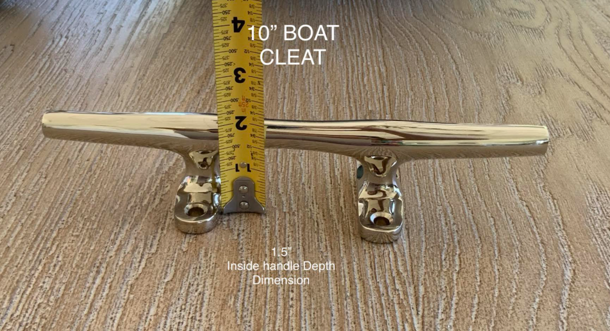 Nautical Nickel Plated Boat Cleat