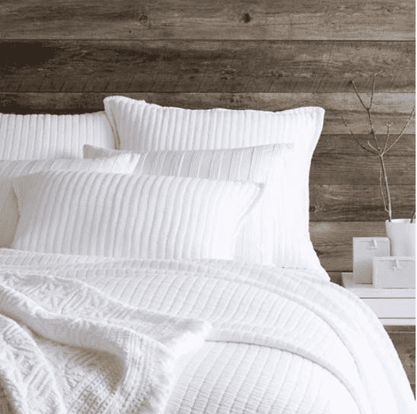 Boyfriend Matelasse Coverlet - White