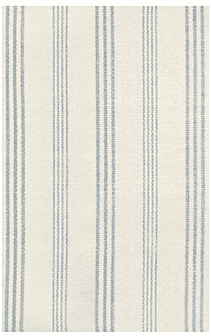 Swedish Stripe Woven Cotton Rug - Light Blue