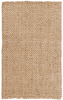 Reef Tan and Cream Jute rug