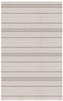 Rugby Stripe Indoor/Outdoor Rug - Platinum