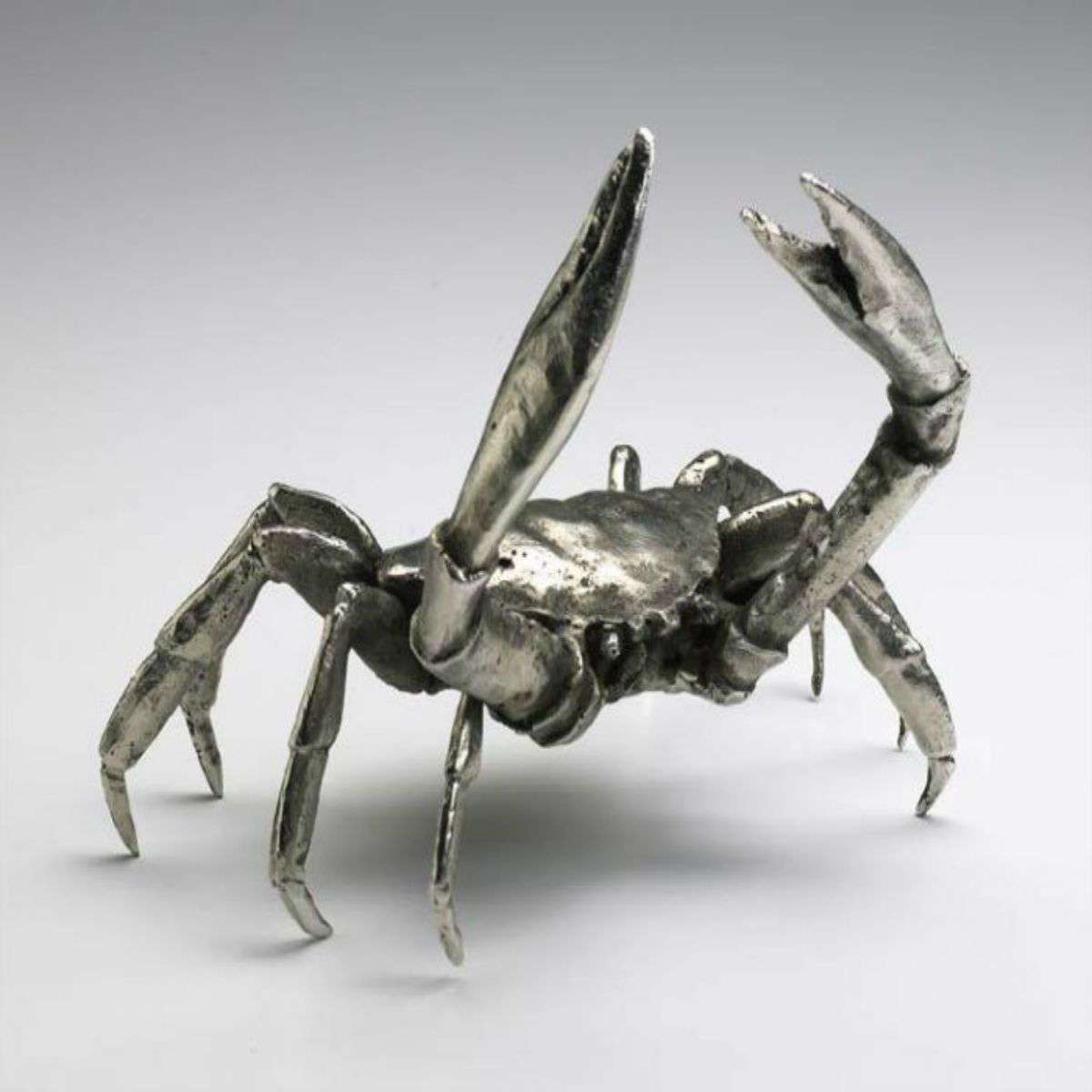 Crab (cast iron)  in Silver Finish