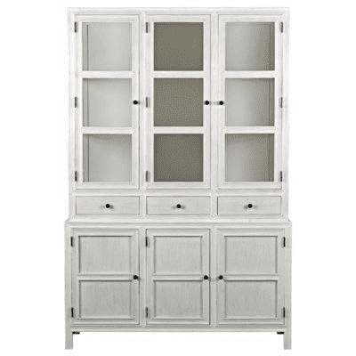 Saratoga Colonial-Style Hutch In White Wash