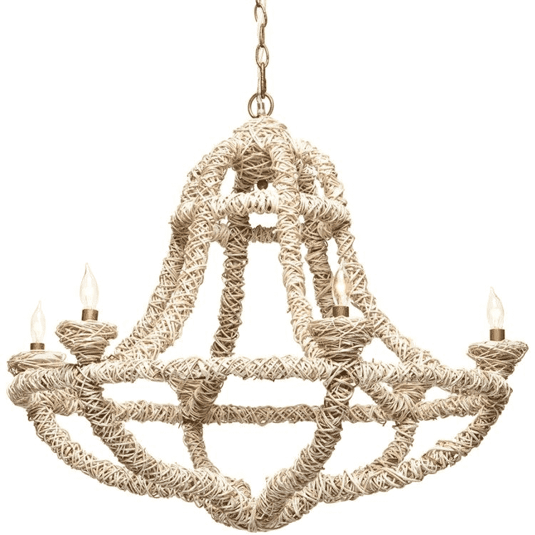 Francesca Natural Fiber Chandelier