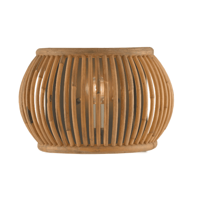 Anse Soleil Rattan Wall Sconce