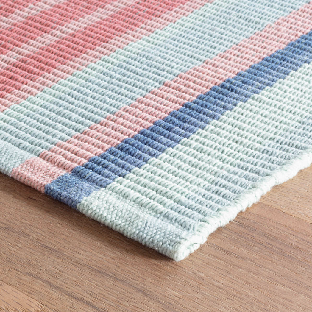 Aruba Stripe Woven Cotton Rug