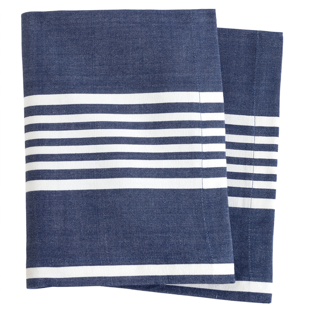 Bistro Stripe Napkins s/4 - Three Color Options