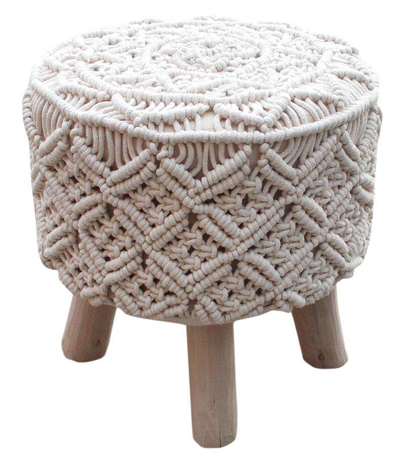 Meadow Crocheted Foot Stool