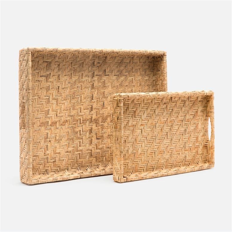 Drifters Rattan Tray Set