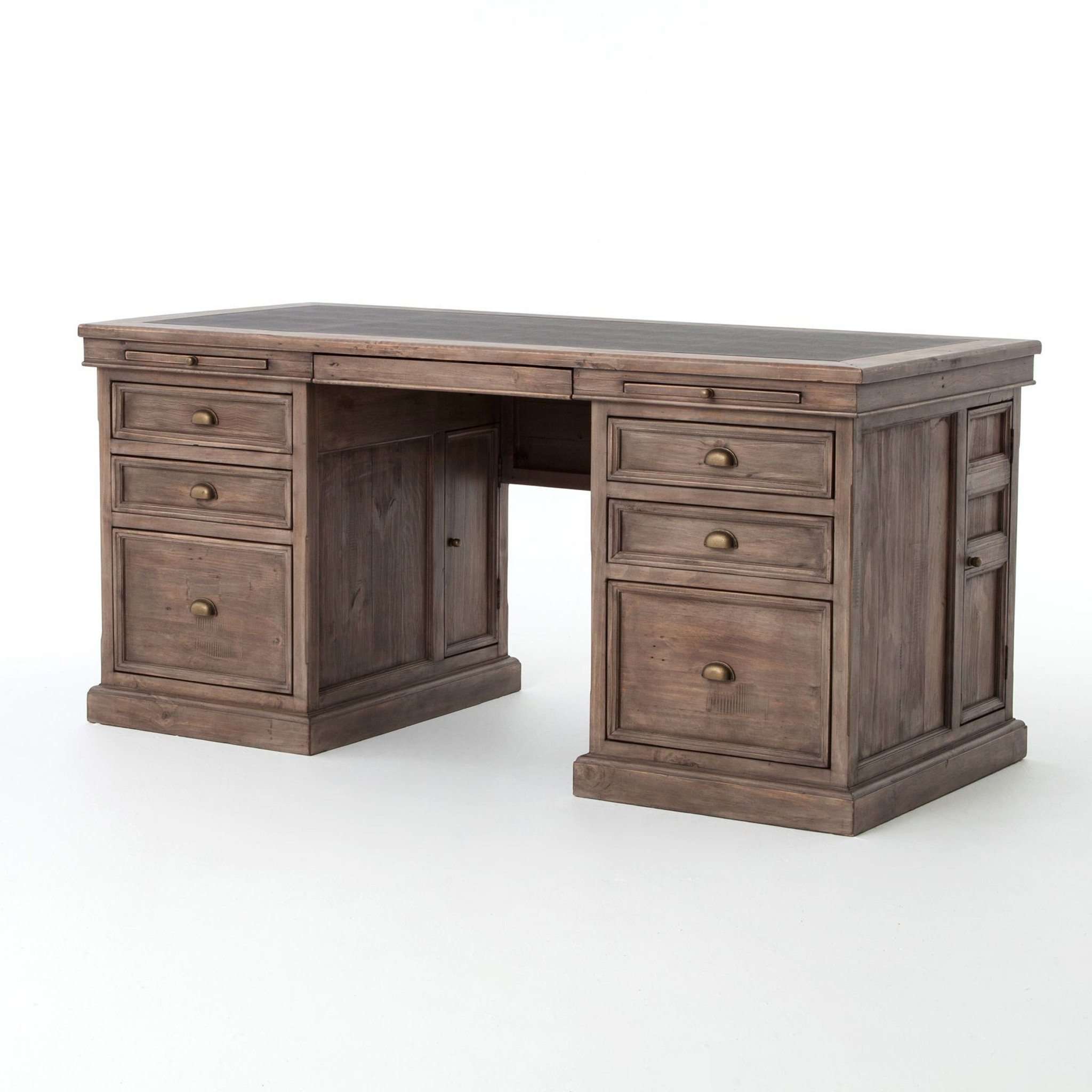 Bureau Style Desk w/Leather Writing Surface