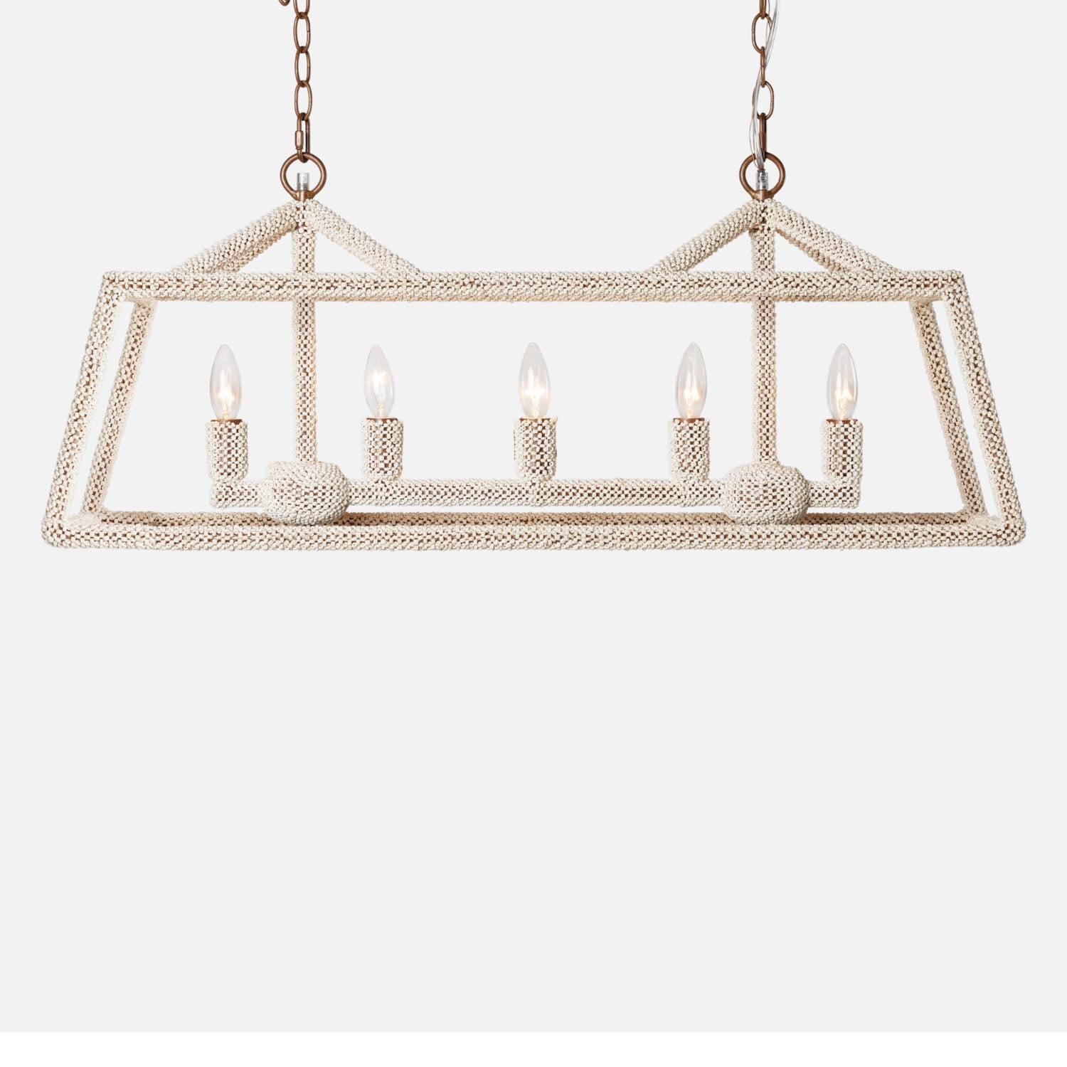 Marianna Coco Bead Linear Chandelier