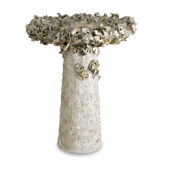 Oyster Shell Bird Bath - Various Sizes