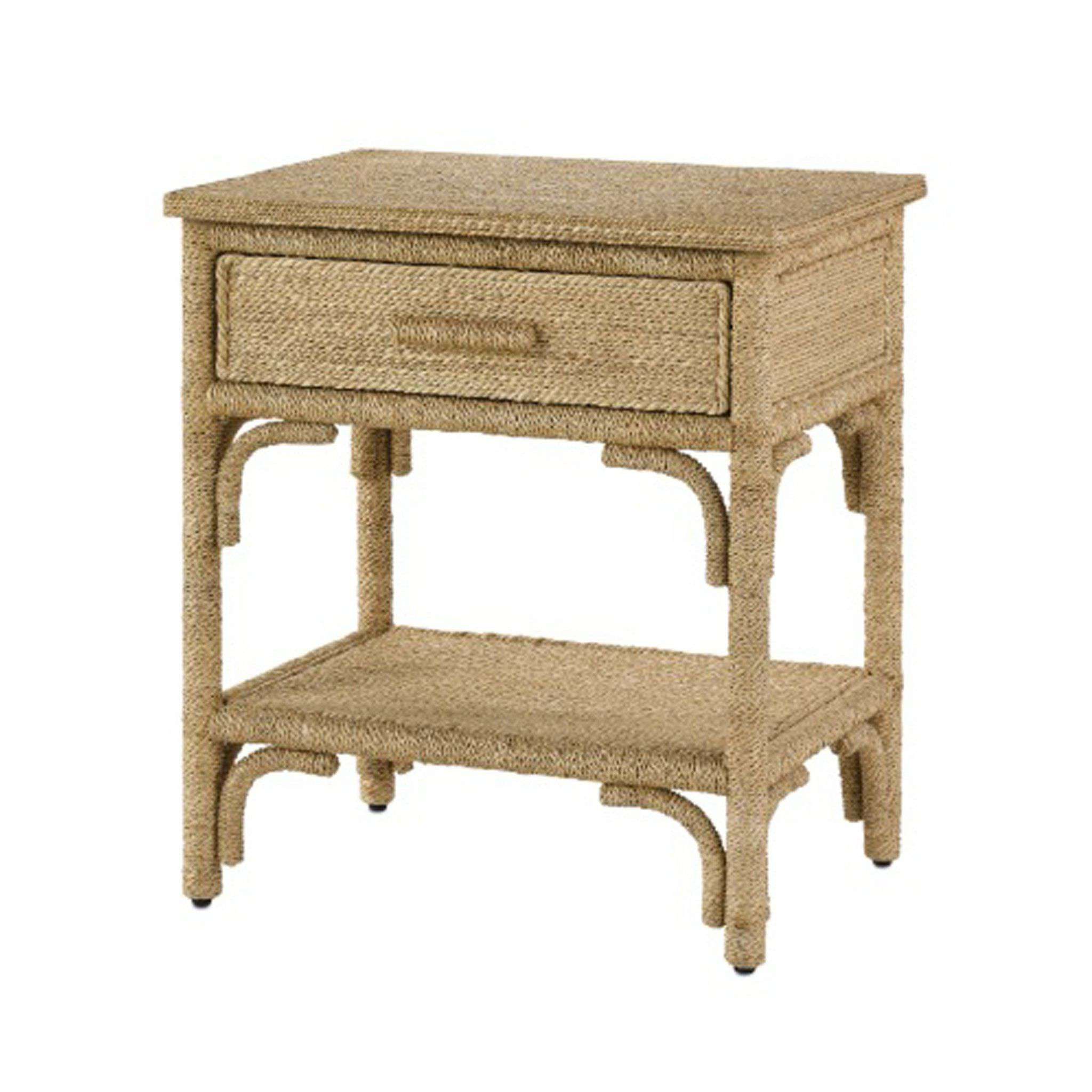 Portofino Abaca Rope Bedside Table