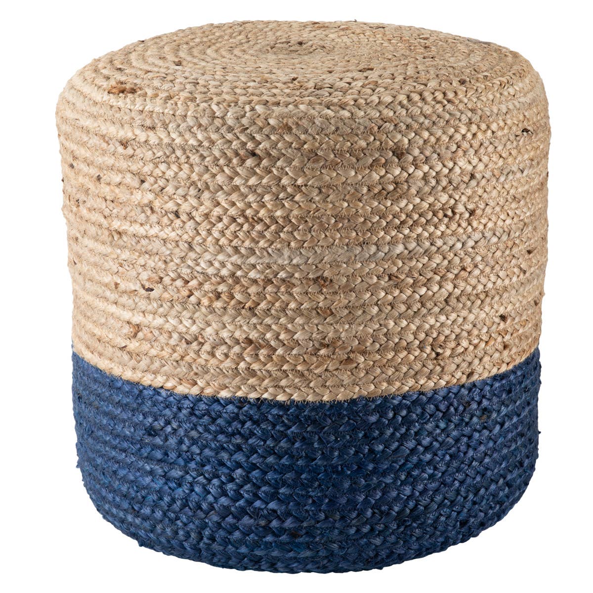 Sabal Cylinder Jute Pouf - Multiple Colors