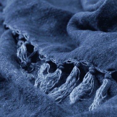 Maui Linen Throw - Indigo