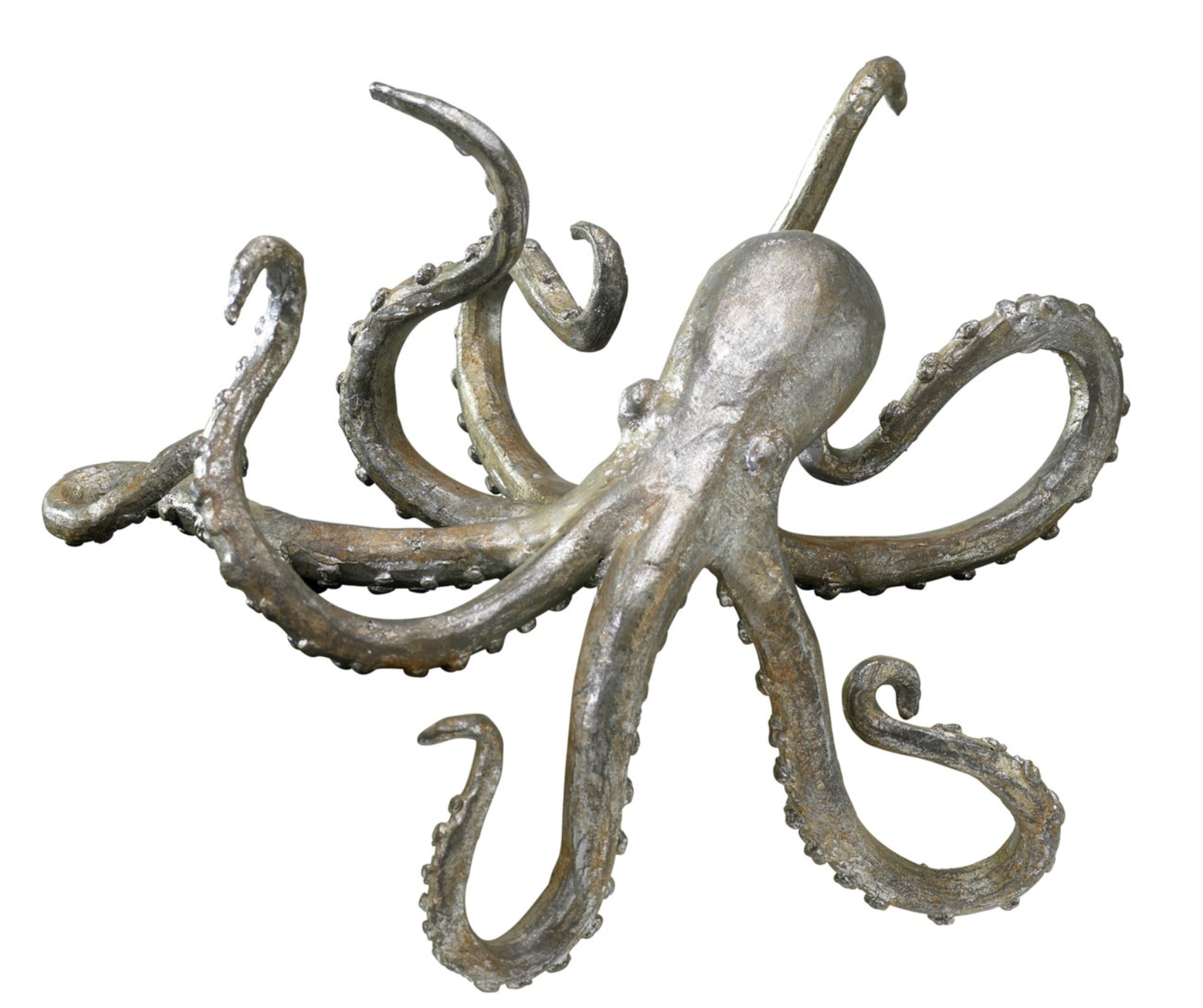 Octopus Pewter Shelf Decor