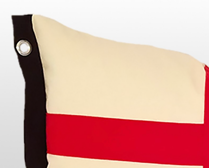 Flag Pillow- Red Cross Rescue Flag Lumbar Pillow