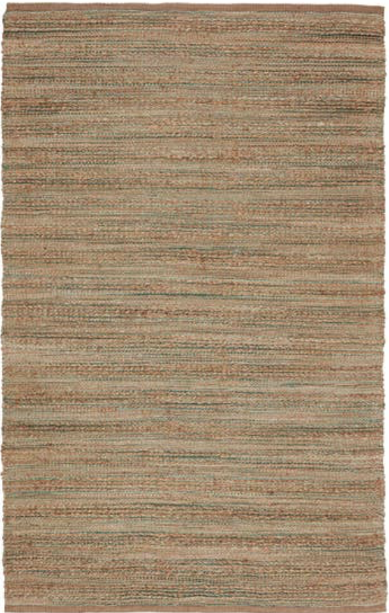 Himalaya Jute Rug - Almond, Emerald, & Sea Glass