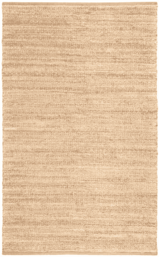 Himalaya Jute Rug - Tan & White