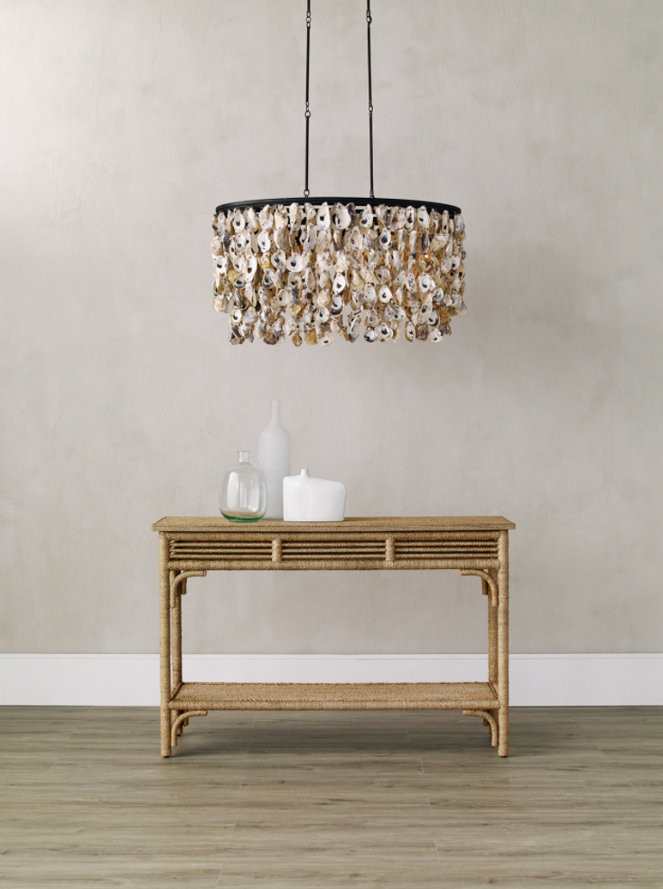 Oyster Shell Oval Chandelier