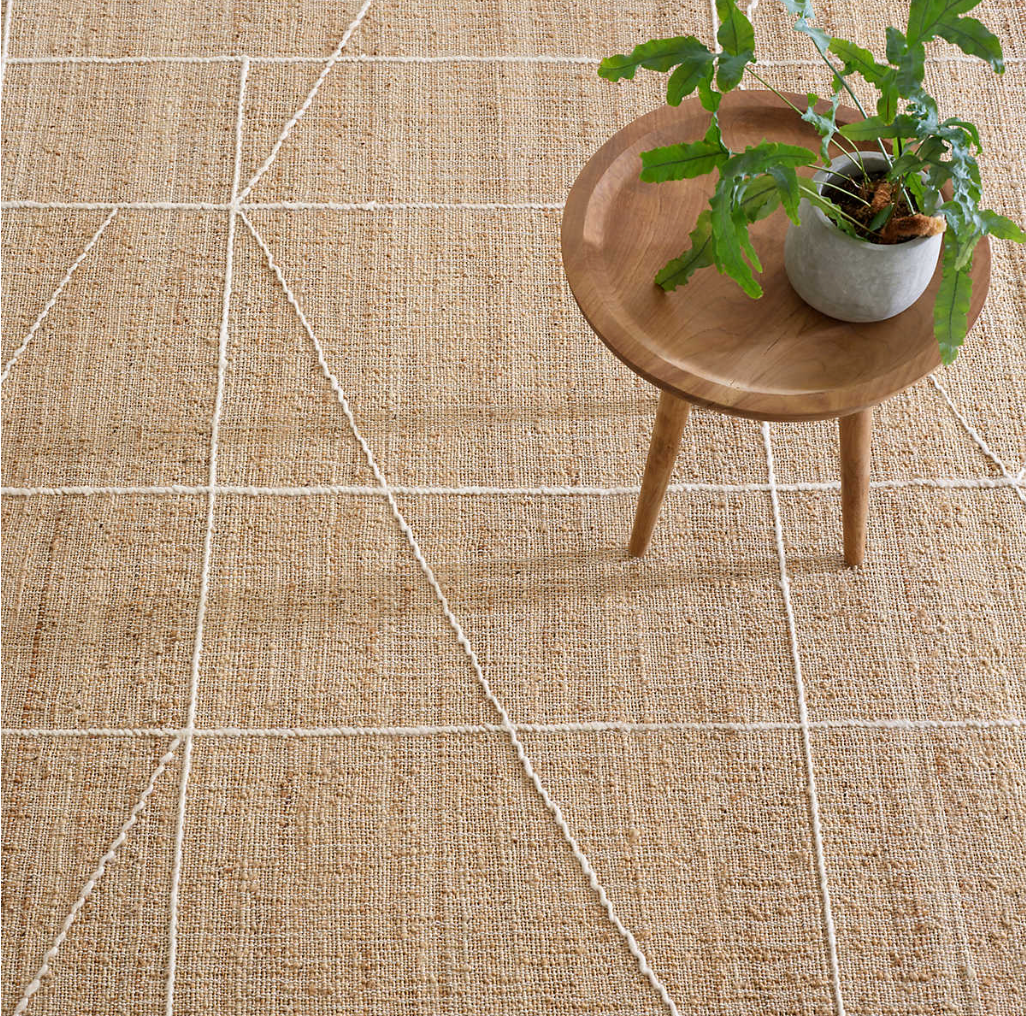 Judson Natural/Ivory Woven Jute Rug