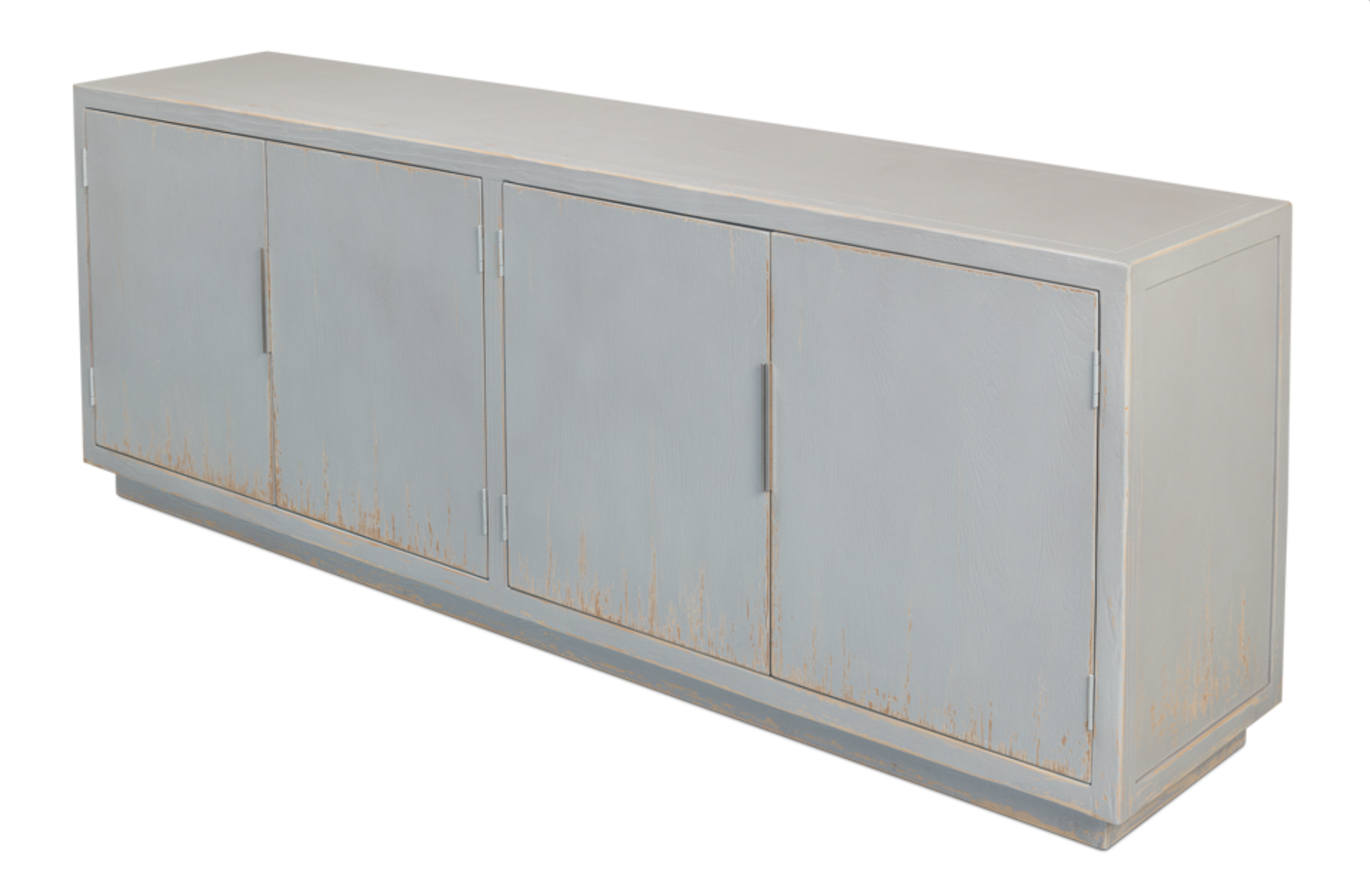 Bermuda Blue Wash 4-Door Sideboard