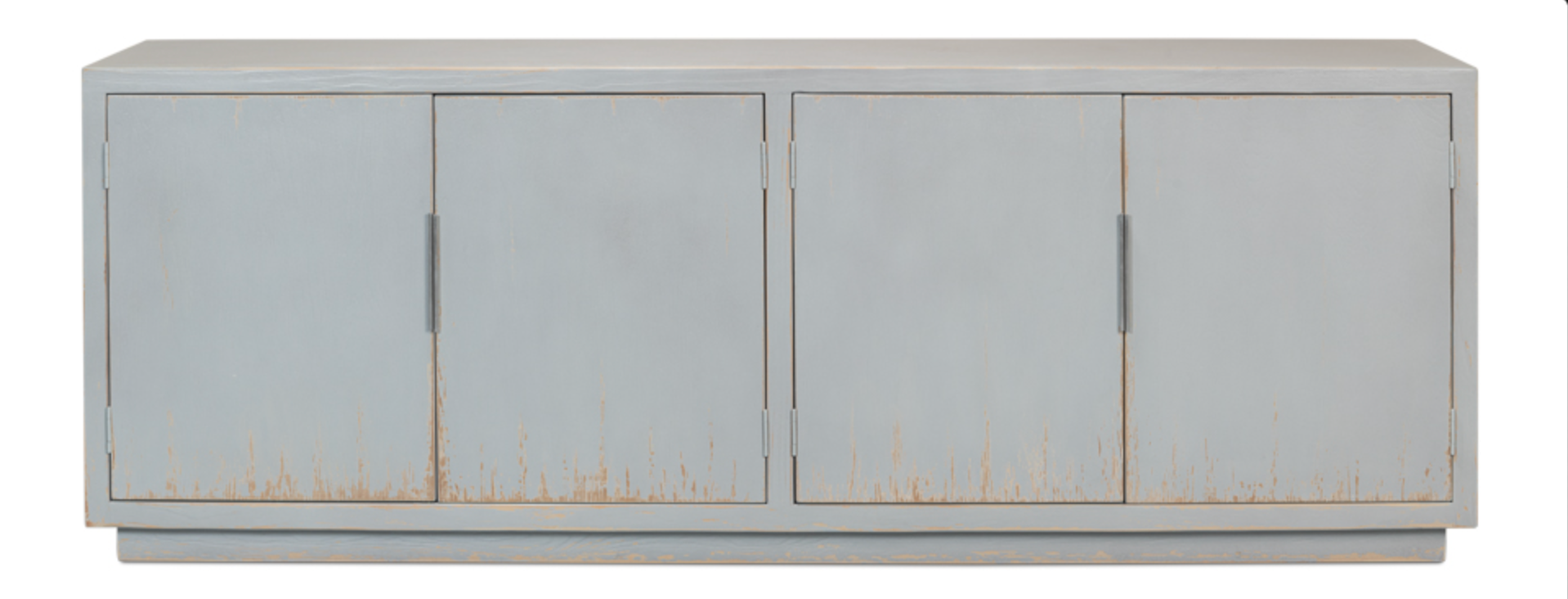 Bermuda Blue Wash 4-Door Sideboard