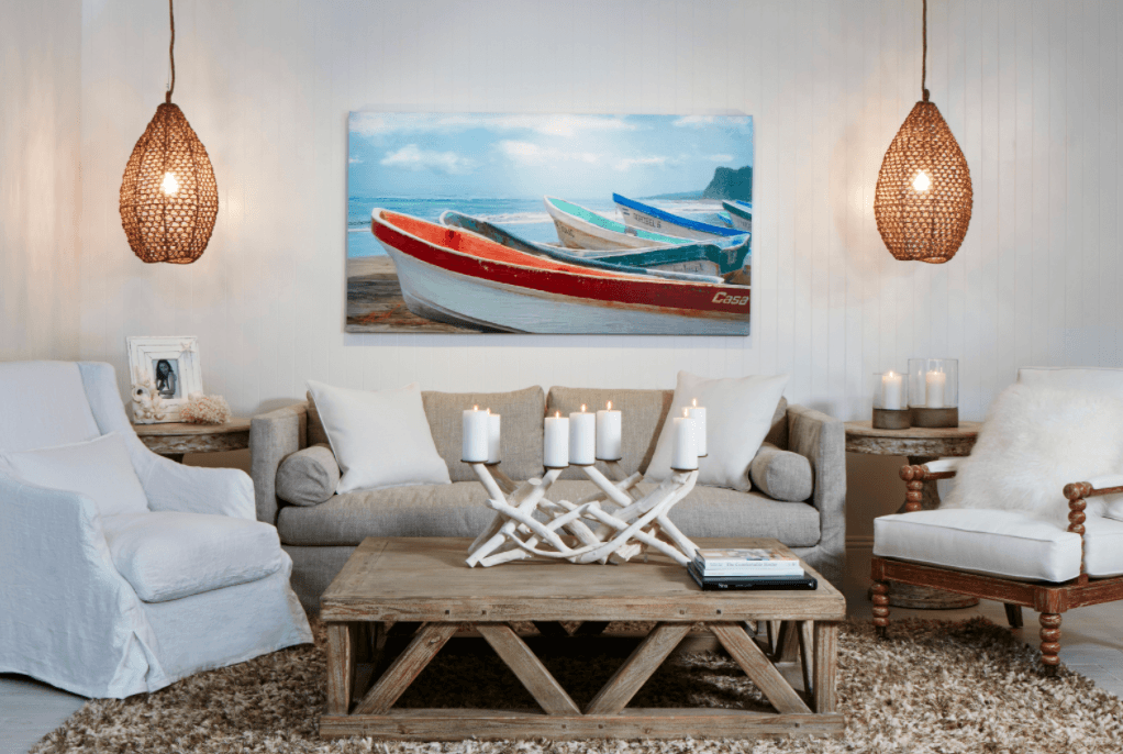 Seven Boats Giclee