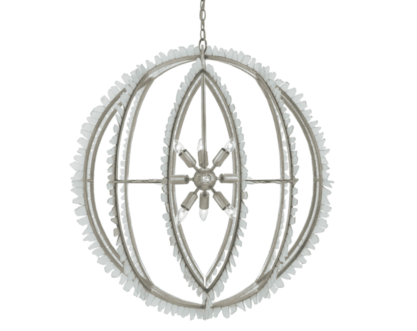 St. Thomas Glass Orb Chandelier