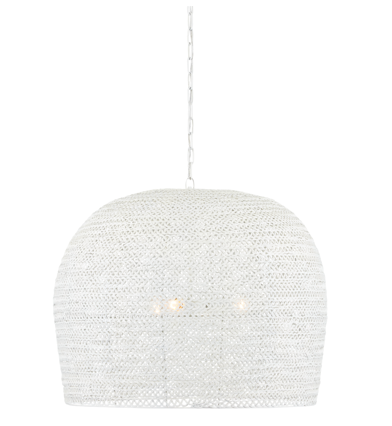 Zoe White Chandelier - Three Sizes