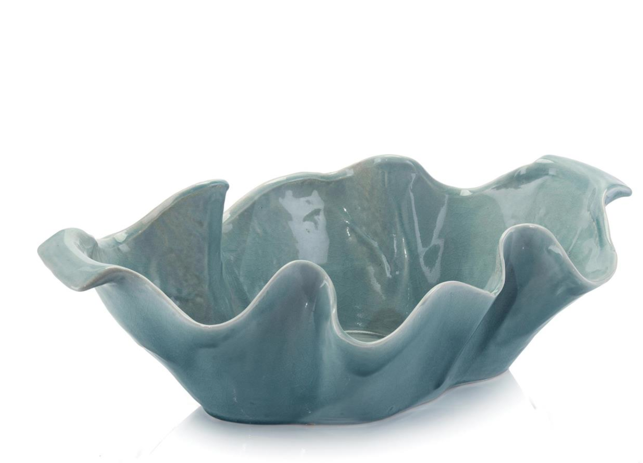 Aegean Sea Ripple Bowl