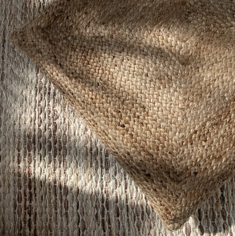 Nadia Woven Jute Floor Pillow